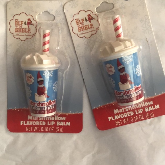 2pack Elf on the‎ shelf marshmallow flavored lip balm FREE with purchase new - Picture 3 of 4